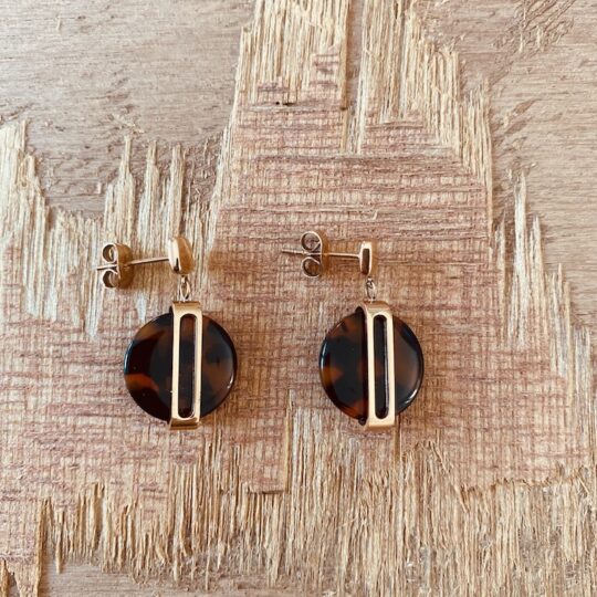 Boucles d'oreilles "écaille"