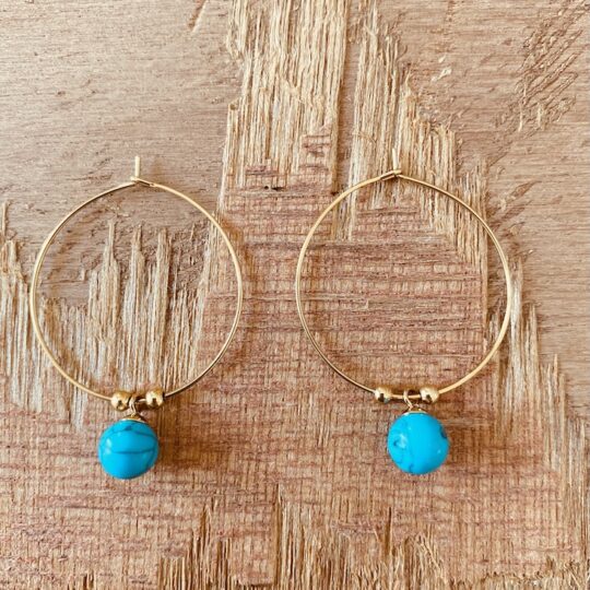 B. O. boules turquoise