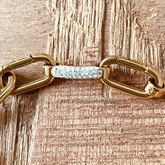 Bracelet barrette strass