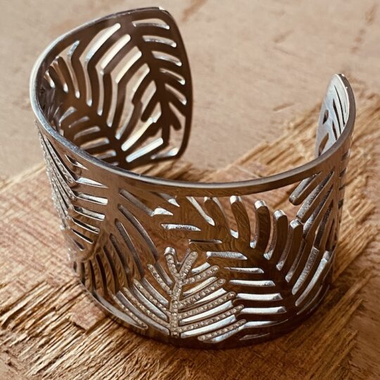 Bracelet acier rigide Jungle