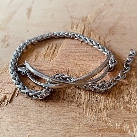 Bracelet acier 360 chaine