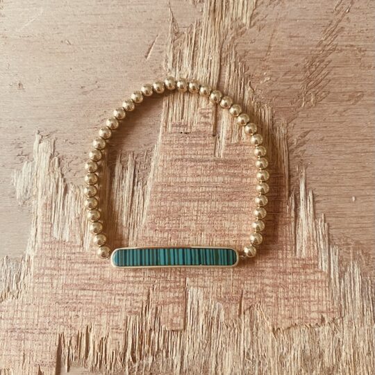 Bracelet boules et barrette