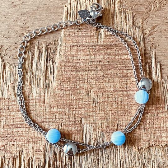 Bracelet pastilles lisses