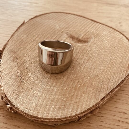 Bague acier large