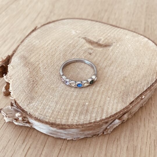 Bague tutti frutti cristal