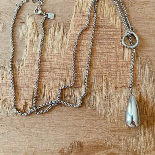 Collier goutte ajustable