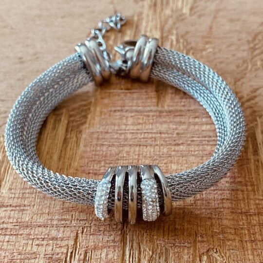 Bracelet acier "Mesh"