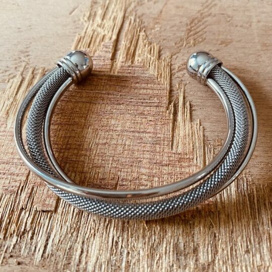 Bracelet rigide 3 rangs
