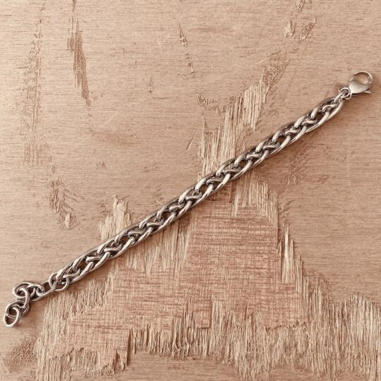 Bracelet maille entrelacée