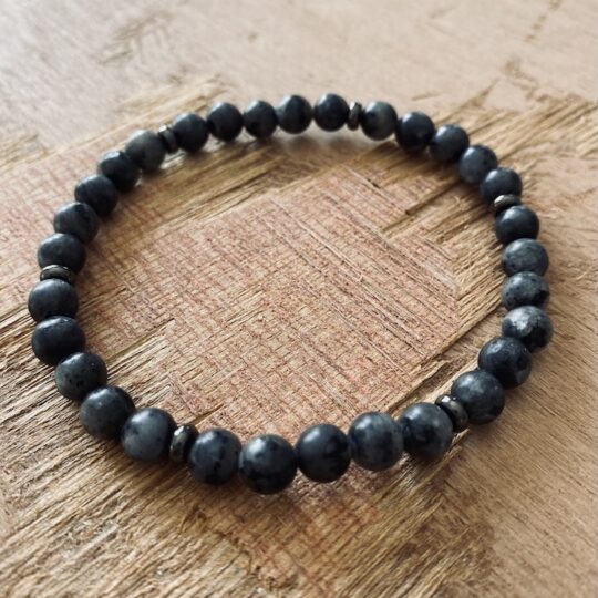 Bracelet boules pierres