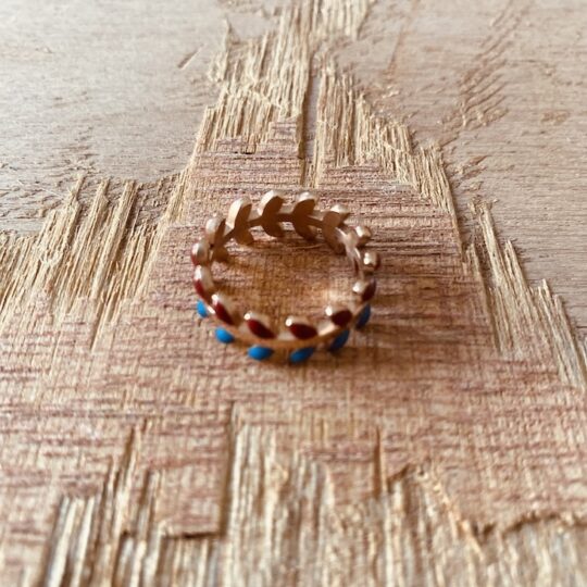 Bague "Fishbone"